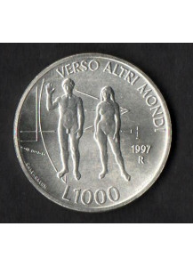 1997  Lire 1000 L'uomo attraverso il terzo Millennio Fior di Conio San Marino